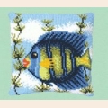 Набор для вышивания нитками подушка Чаривна Мить "Рыбка"
